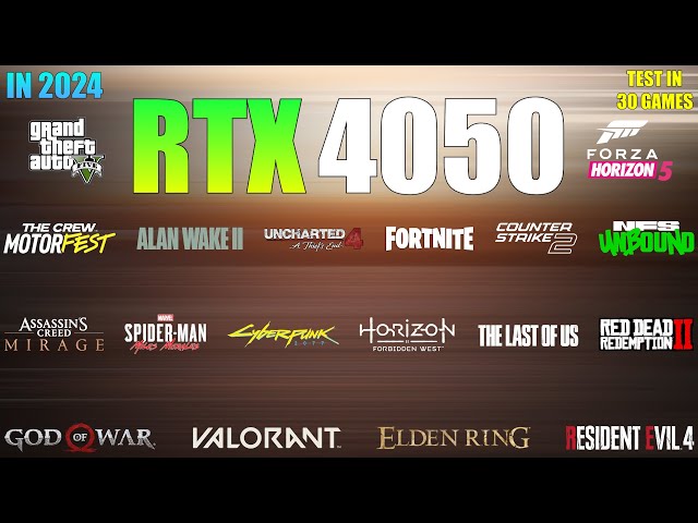RTX 4050 Laptop : Test in 30 Games in 2024 - Best Budget GPU?