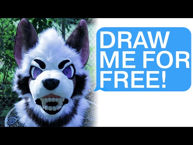 r/Choosingbeggars Draw My Wolf Fursona For FREE!