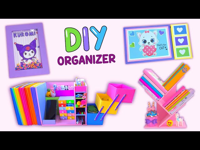 5 DIY ORGANIZER IDEAS - HANDMADE ORGANIZER FROM CARDBOARD BOXES #organizerdiy