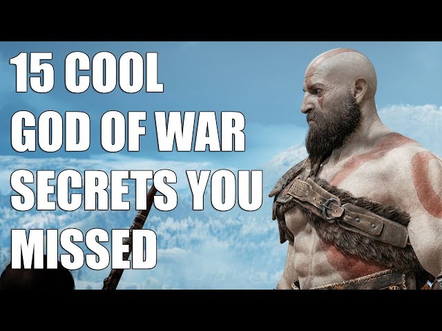 15 COOL God of War Secrets And Easter Eggs You May Have Missed