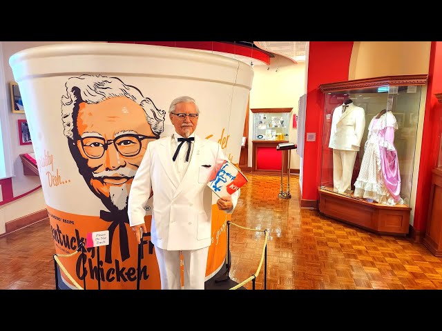 Animatronic COL. SANDERS at COLONEL SANDERS Home & Museum