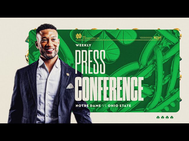 Ohio State | Marcus Freeman Weekly Press Conference (9.18.23) | Notre Dame Football
