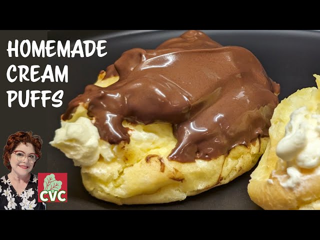 Homemade Cream Puffs - Profiterole or French choux pastry - Super Easy