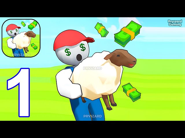 Wool Factory - Gameplay Walkthrough Part 1 Stickman Sheep Wool Factory Manager iOS, Android GamePlay