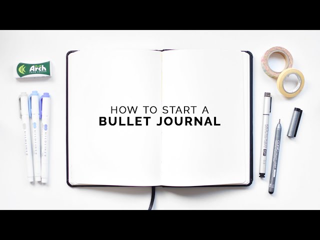 how to start a bullet journal ⭐ a step-by-step guide!