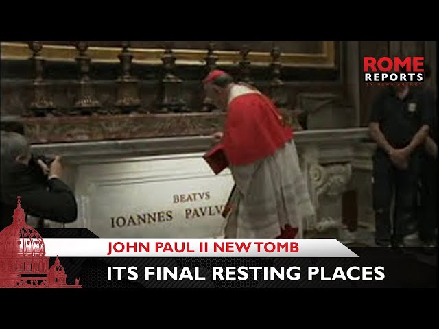 First Images of John Paul II's new tomb