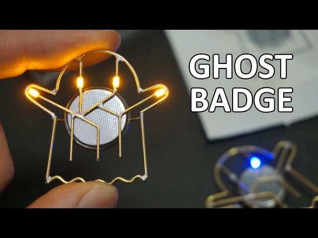 Adorable Halloween Ghost Badge