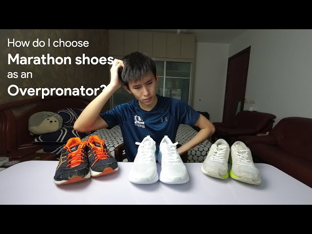 How do I choose marathon shoes as an overpronator?