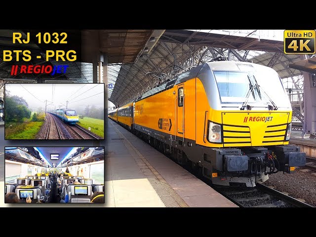 TRAIN EXPERIENCE | Bratislava - Prague | REGIOJET EuroCity Train