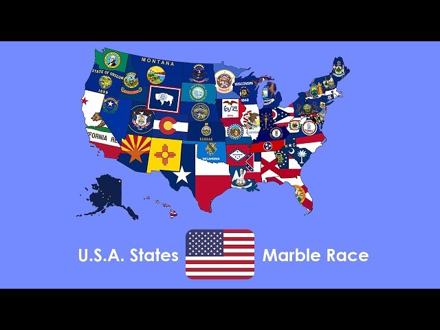Marble Race - U.S.A. States