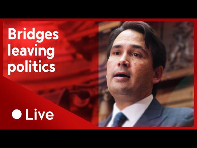 Full video: Simon Bridges announces retirement from politics