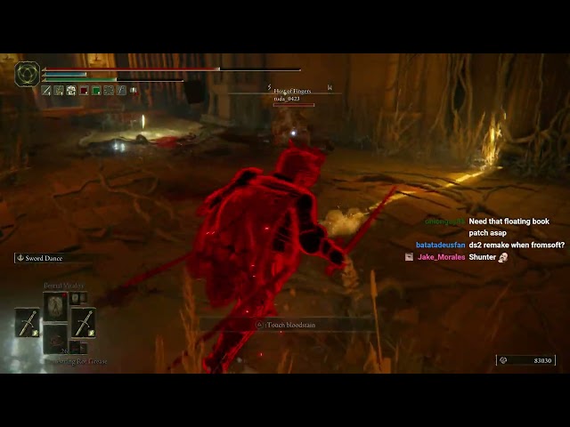 I chased a FROMSOFTWARE PLAYTESTER around the entire map
