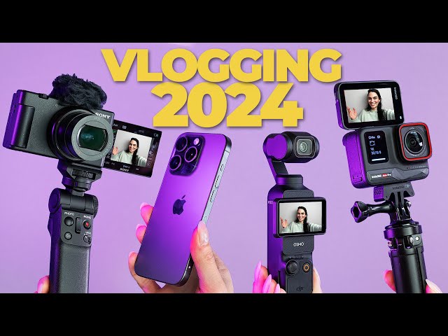 BEST Vlogging Camera in 2024! DJI Pocket 3 vs Sony ZV-1 ii vs iPhone 15 Pro vs Insta360 Ace Pro!