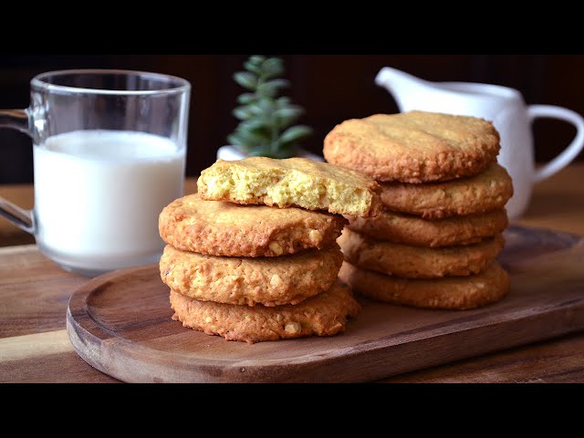 Quick cookies for tea or coffee! Delicious peanut cookies #690