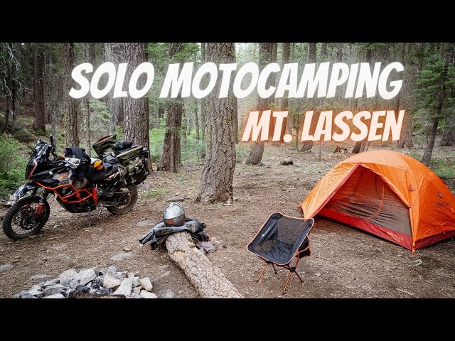 SOLO MOTOCAMPING  - Lassen BDT (Backcountry Discovery Trail) and National Park Ride.