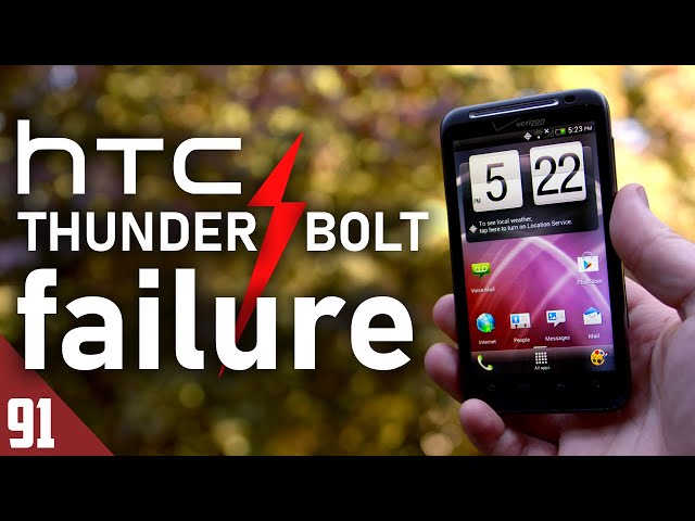 The First 4G LTE Disaster - HTC Thunderbolt