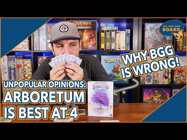 Arboretum is Best at 4 Players | Unpopular Opinions