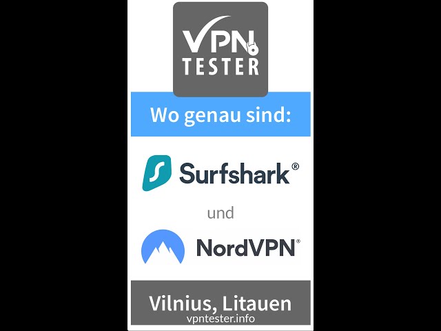 Wo sind NordVPN und Surfshark VPN zu Hause? (VPNTESTER OnTour 2021 #Shorts)