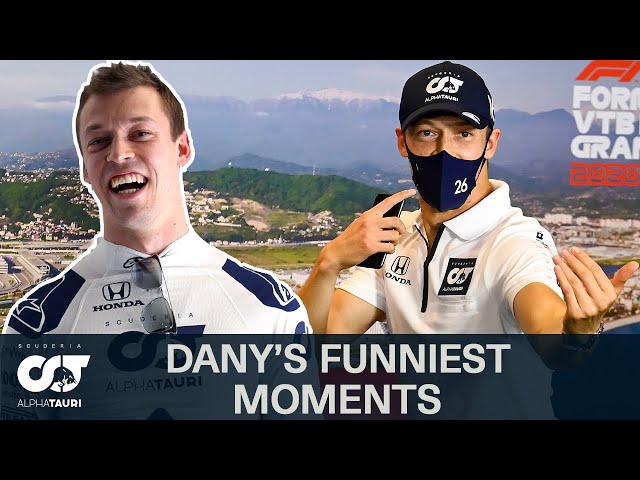 Daniil Kvyat's Funniest Moments | Behind The Scenes!
