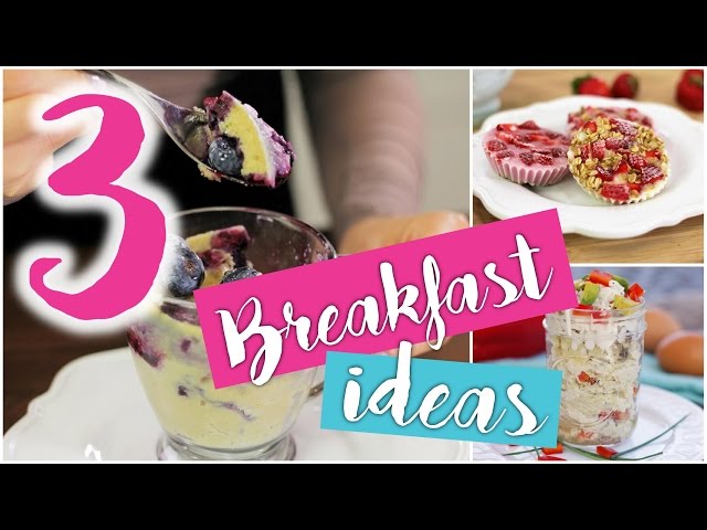 3 CHEAP, EASY & HEALTHY make-ahead breakfast ideas!