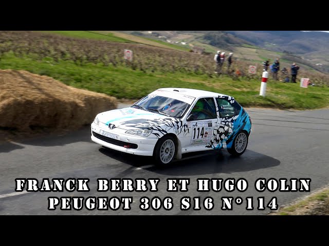 Rallye des Vignes de Régnié 2024 -  Peugeot 306 S16 N°114 - Franck BERRY et Hugo COLIN