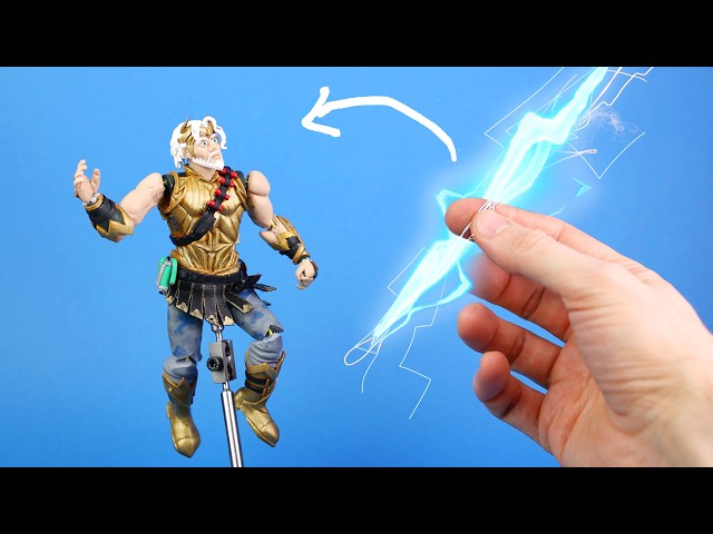 I made ZEUS from Fortnite as CLAYMATION