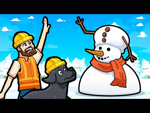 a good snowman is hard to build...