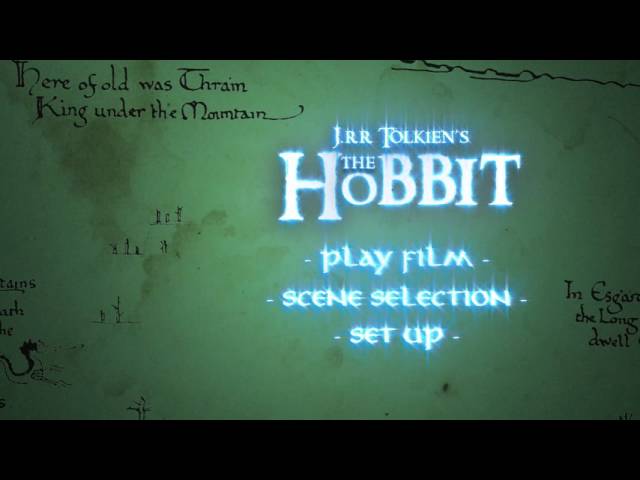 J.R.R. Tolkien's The Hobbit: DVD/Bluray Main Menu