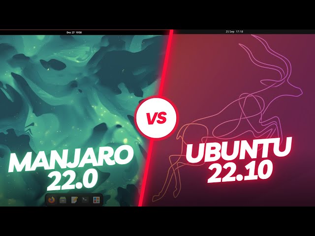 Manjaro 22.0 VS Ubuntu 22.10 (RAM Consumption)