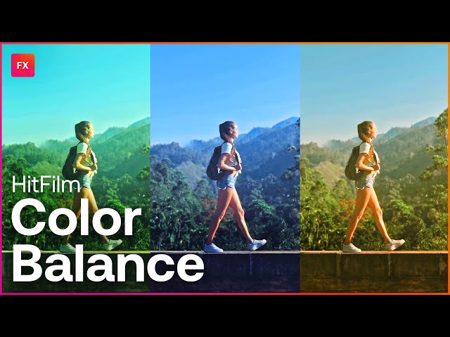 How to use Color Balance in HitFilm | Content Creation
