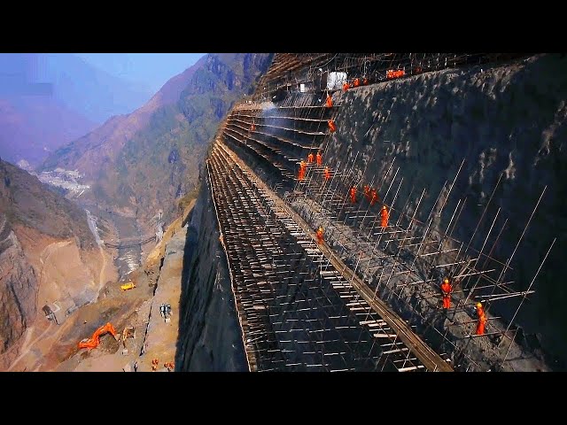How To Build Giant Dam& Hydroelectric Plant At High Mountain. China & Turkey's Incredible Projects
