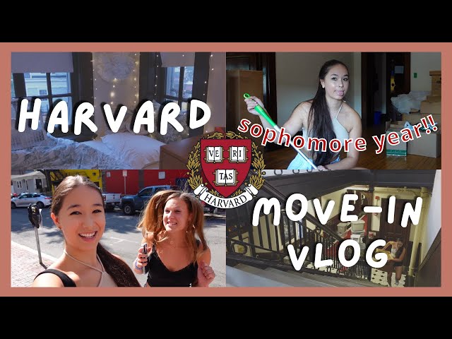 HARVARD MOVE-IN VLOG | Sophomore Year