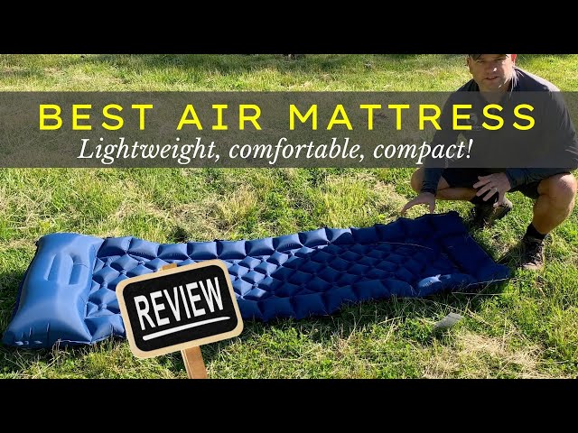 Best Air Mattress for Camping -  Lightweight & Compactable | Linking option for couples!