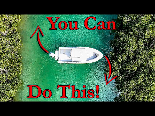 How To Drive a BOAT in a tight SPOT!