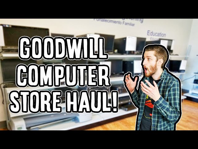 Goodwill Outlet and Computer Store Haul!!