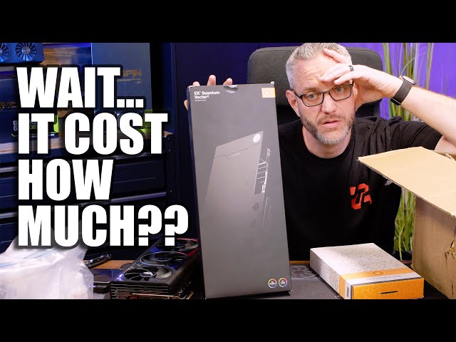 This is how you make a 4090 even more expensive... 4090 Strix EK Waterblock Install
