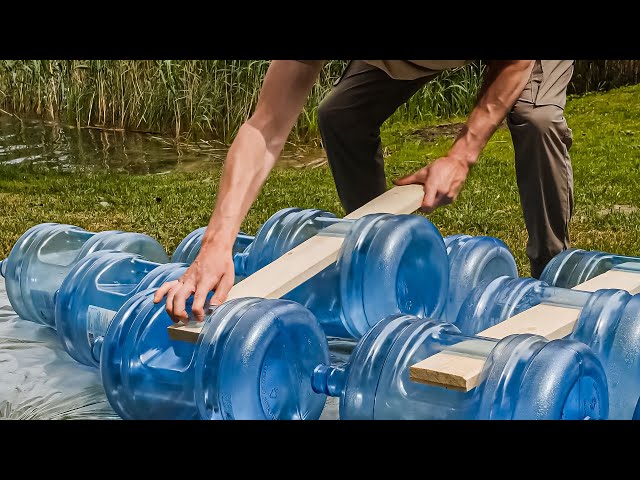 Crafting a DIY Water Bottle Boat Fleet! | Backyard Project