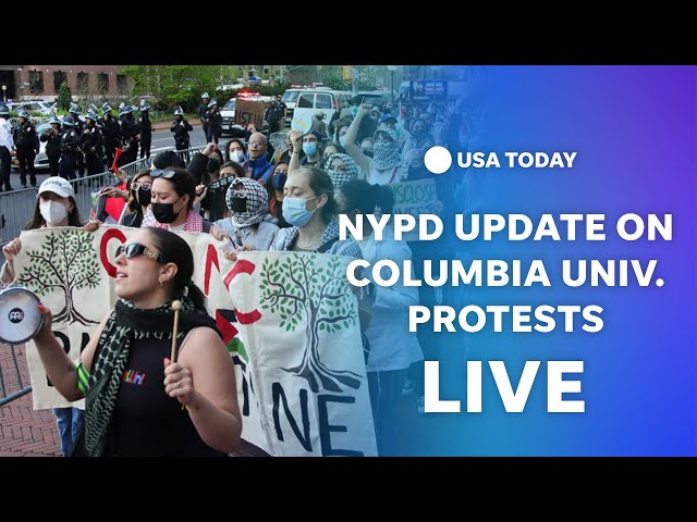 Watch: New York Police Department update on Columbia University protests