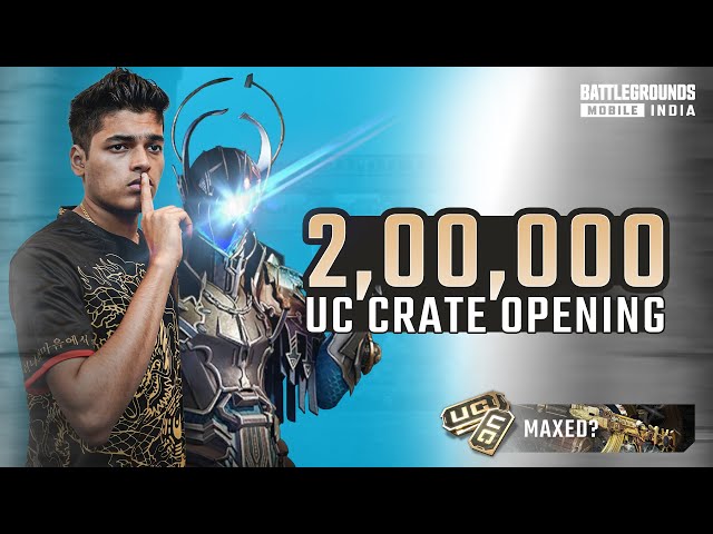 2,00,000.00 UC CRATE OPENING WITH JONATHAN! | LUCKY OR WHAT! | BGMI