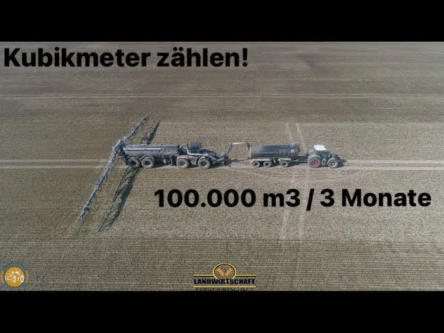 Kubikmeter zählen 100.000 m3 in 3 Monaten! Agrarlohn Müritz im Großeinsatz beim Gülleausbringen 2022