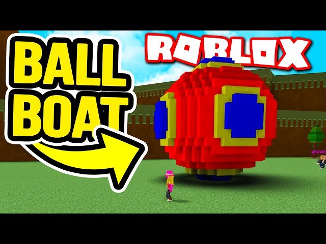 Building a BALL BOAT in Build a boat!