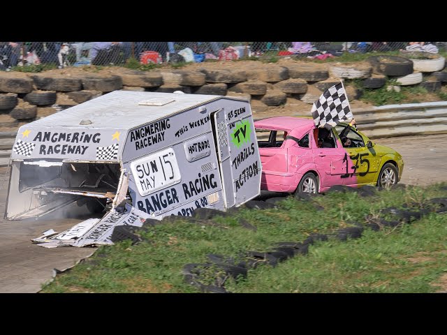 Angmering Raceway Caravan Crash + Banger Highlights - April/May 2022