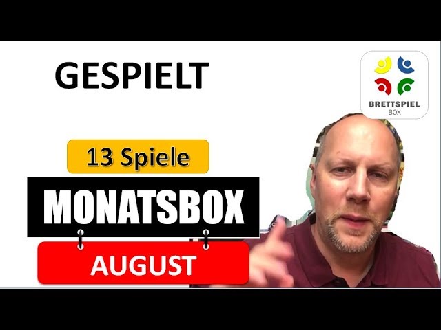 Monatsbox August 2019