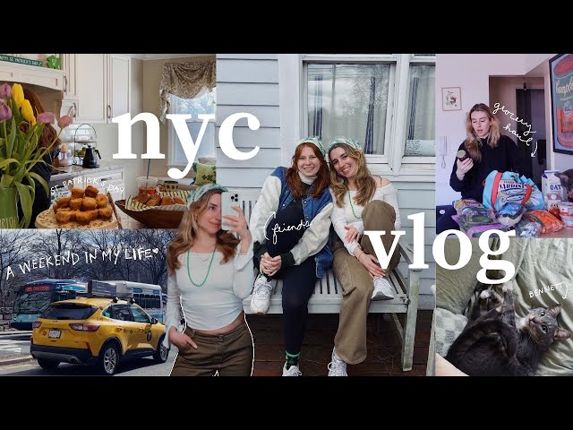 a weekend in my life in nyc ✨ a trip with friends, dance class, grocery haul & chat with me