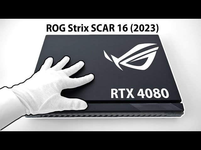 ROG Strix SCAR 16 Unboxing - RTX 4080 Gaming Laptop (The Last of Us, Resident Evil 4)