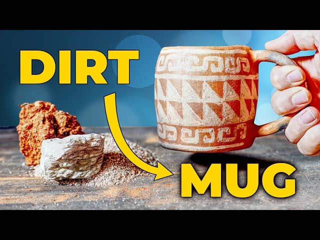 I Made This Mug Using Just Dirt, Here's How