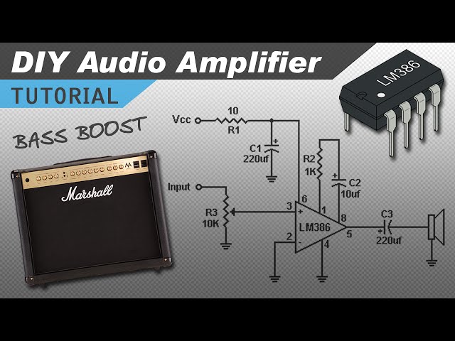 Make a Great Sounding LM386 Audio Amplifier with Bass Boost