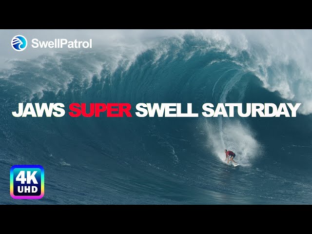 JAWS Super Swell Saturday | Kai Lenny and more, January 16, 2021, Jaws, Maui, Hawaii, Big Swell, 4K