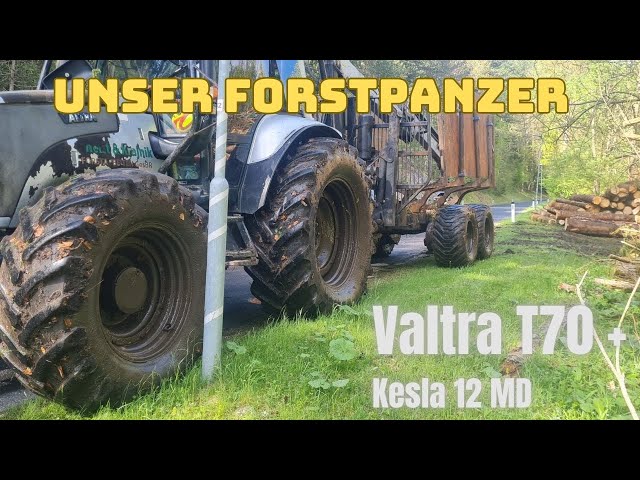Hier nochmal mein letztes Video vom alten Kanal, der Valtra T 170 + Kesla 12MD in Action